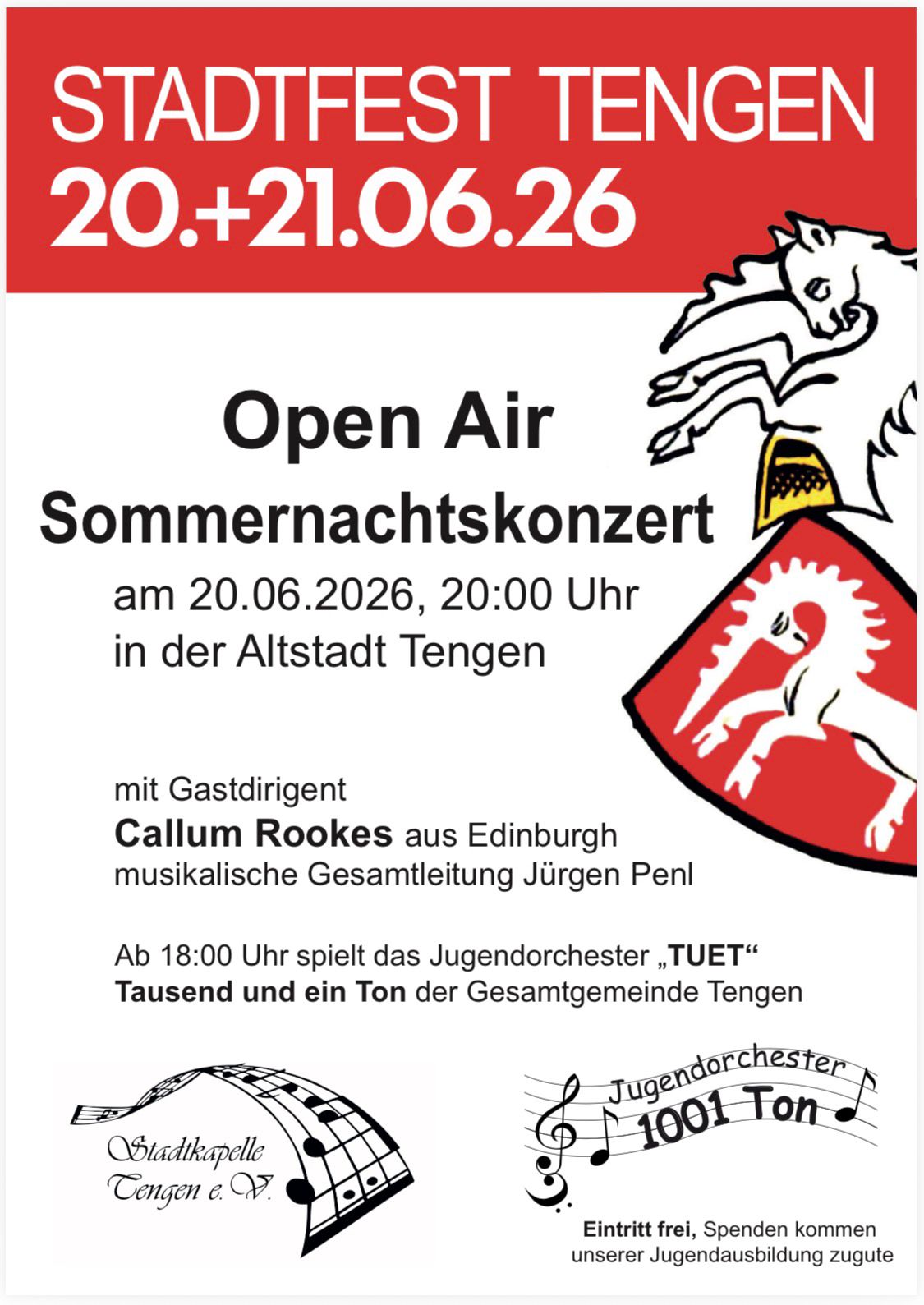 Stadtfest Tengen – Sommer OpenAir Konzert